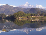 Mt. Fishtail and Fewa Lake, Pokhara