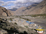 Trekking from Jomosom airport, the Mustang door, Annapurnas