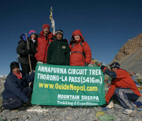 Happy Clients of Annapurna Circuit Trekking